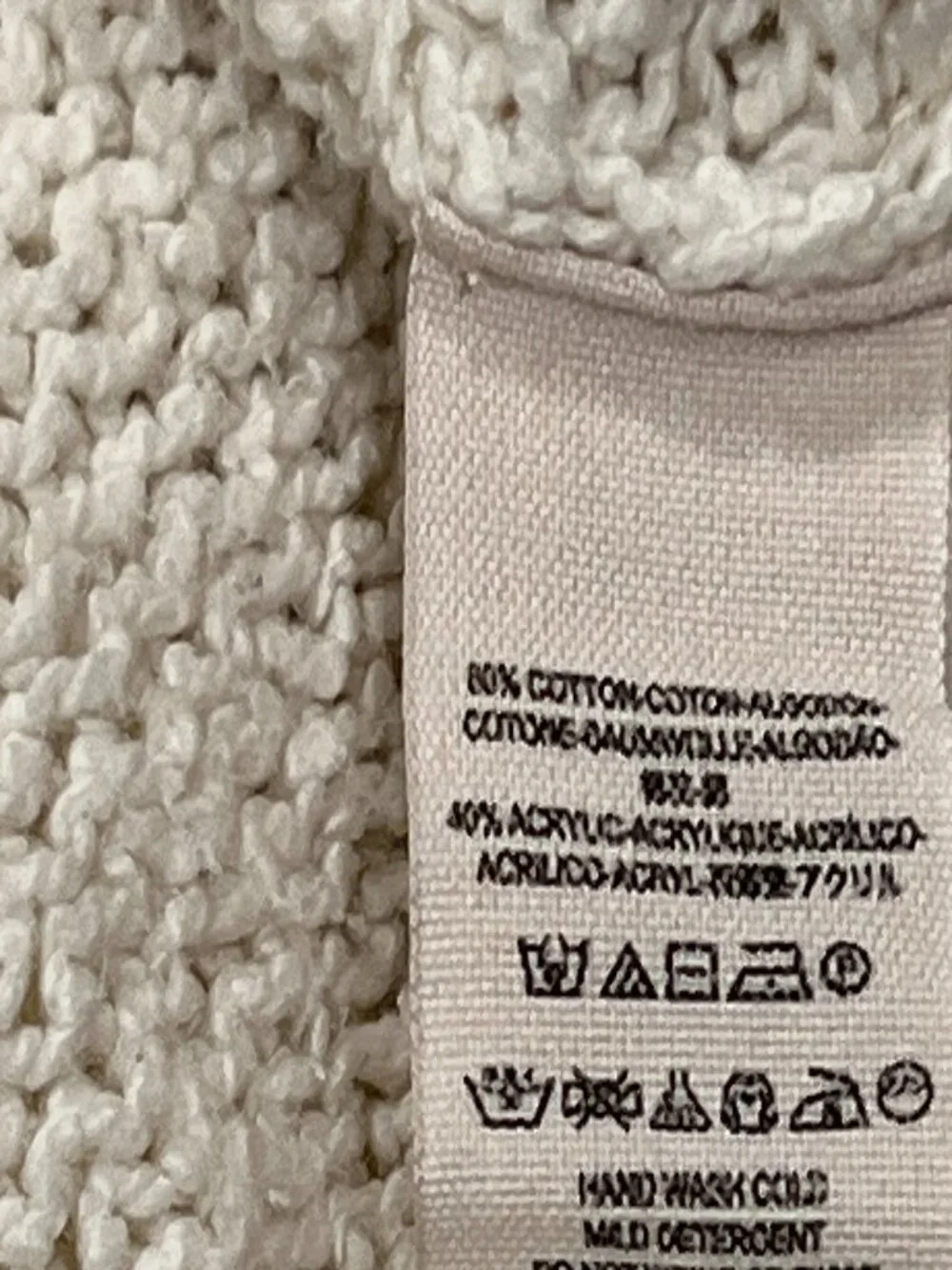 Free People Oversized V-neck Kangaroo Pocket Sweater, Ivory, S